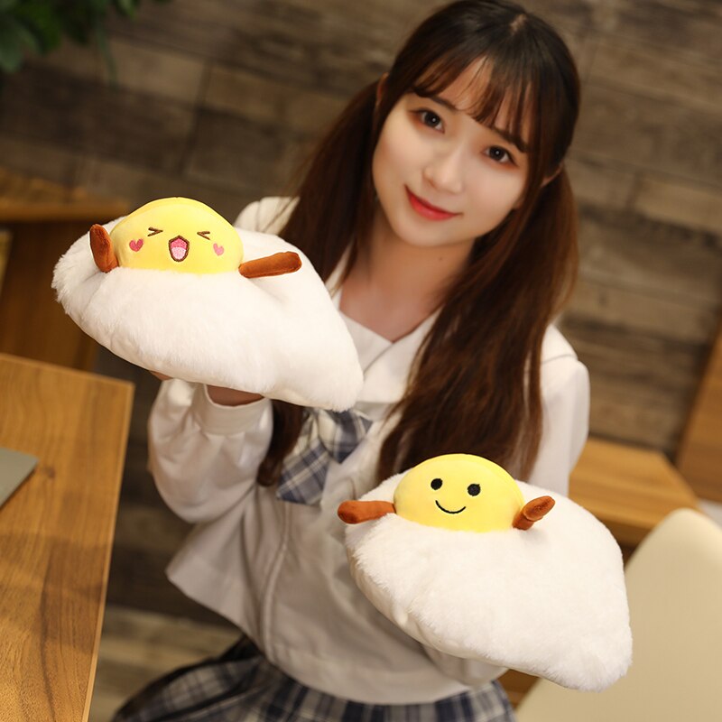 Expressive Egg Yolk Plush