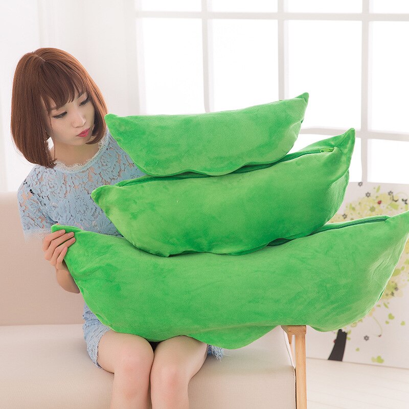 Pea Pod With Peas Plush