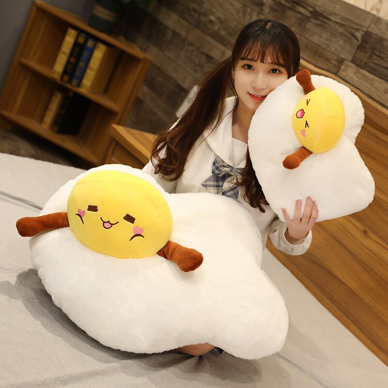 Expressive Egg Yolk Plush