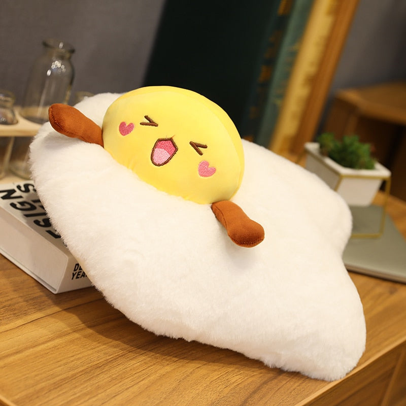 Expressive Egg Yolk Plush