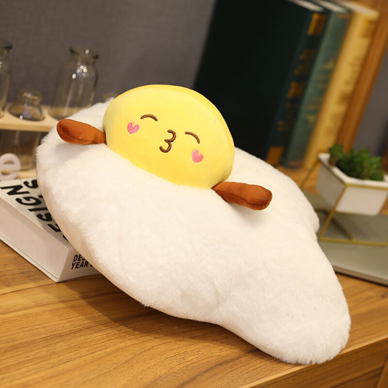 Expressive Egg Yolk Plush