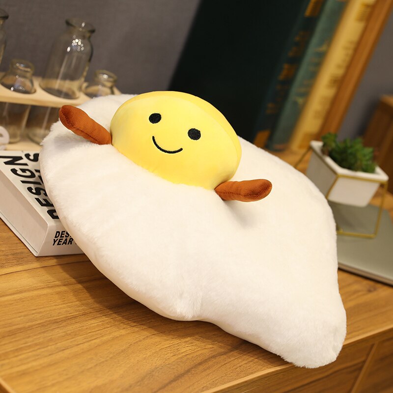 Expressive Egg Yolk Plush